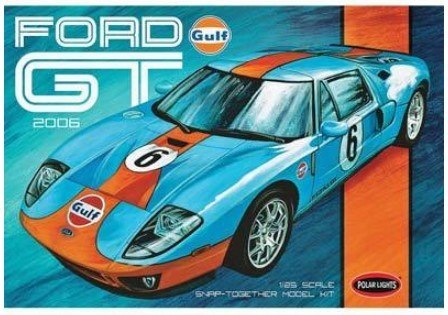 Model plastikowy - Samochód Gulf 2006 Ford GT 1:25 (Snap - do złożenia) - Polar Lights Model plastikowy - Samochód Gulf 2006 Ford GT 1:25 (Snap - do złożenia) - Polar Lights