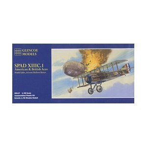 Model plastikowy - Samolot SPAD XIIIC.I American - Glencoe Models Model plastikowy - Samolot SPAD XIIIC.I American - Glencoe Models