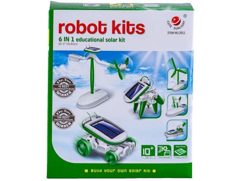 Zabawka Solarna Roboty 6w1 Edukacyjny Zestaw Zabawka Solarna Roboty 6w1 Edukacyjny Zestaw