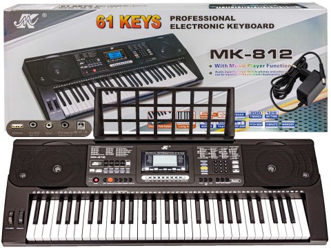 Keyboard Organy 61 Klawiszy Zasilacz MK-812 Keyboard Organy 61 Klawiszy Zasilacz MK-812