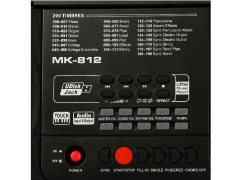 Keyboard Organy 61 Klawiszy Zasilacz MK-812 Keyboard Organy 61 Klawiszy Zasilacz MK-812