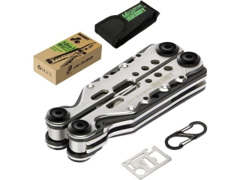 Narzędzie Wielofunkcyjne Jakemy Multitool 10w1 - Kombinerki, Nóż, Piła, Karta Przeżycia Narzędzie Wielofunkcyjne Jakemy Multitool 10w1 - Kombinerki, Nóż, Piła, Karta Przeżycia