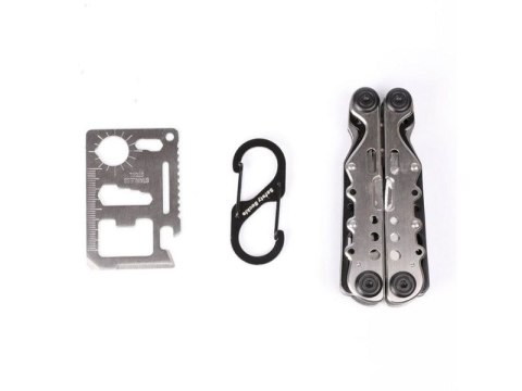 Narzędzie Wielofunkcyjne Jakemy Multitool 10w1 - Kombinerki, Nóż, Piła, Karta Przeżycia Narzędzie Wielofunkcyjne Jakemy Multitool 10w1 - Kombinerki, Nóż, Piła, Karta Przeżycia