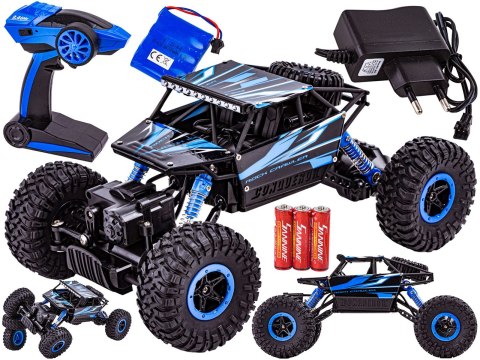 Samochód RC ROCK CRAWLER 2.4GHz 1:18 Niebieski Samochód RC ROCK CRAWLER 2.4GHz 1:18 Niebieski