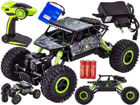 Samochód RC ROCK CRAWLER 2.4GHz 1:18 Zielony Samochód RC ROCK CRAWLER 2.4GHz 1:18 Zielony