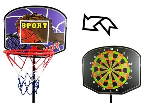 Zestaw Do Gry 3w1 Koszykówka Boks Dart Zestaw Do Gry 3w1 Koszykówka Boks Dart