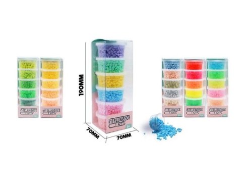 Koraliki Do Prasowania 3000szt, Prasowanki, Do Prasowanek, 6 Kolorów, Zapas - FLUORESCENCYJNE MIX Kolorów Koraliki Do Prasowania 3000szt, Prasowanki, Do Prasowanek, 6 Kolorów, Zapas - FLUORESCENCYJNE MIX Kolorów
