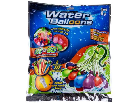 Balony Na Wodę Bomby Wodne Automat 222 sztuki w 60 sekund Zestaw Balony Na Wodę Bomby Wodne Automat 222 sztuki w 60 sekund Zestaw