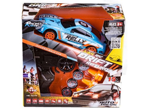 Samochód Do Driftu, Auto RC Drift 1:24 2,4 GHz 4WD NIEBIESKI Samochód Do Driftu, Auto RC Drift 1:24 2,4 GHz 4WD NIEBIESKI