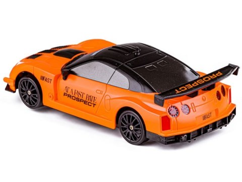 Samochód Do Driftu, Auto RC Drift 1:24 2,4 GHz 4WD POMARAŃCZOWY Samochód Do Driftu, Auto RC Drift 1:24 2,4 GHz 4WD POMARAŃCZOWY