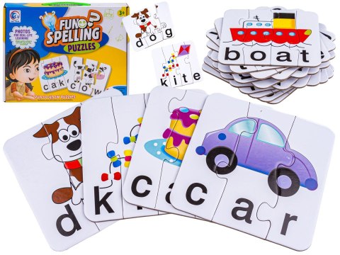 Edukacyjna Gra Słów, Puzzle Do Nauki Języka Angielskiego, Fiszki, Dopasuj Literki, Nauka Wyrazów Spelling Puzzle Edukacyjna Gra Słów, Puzzle Do Nauki Języka Angielskiego, Fiszki, Dopasuj Literki, Nauka Wyrazów Spelling Puzzle