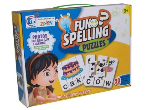 Edukacyjna Gra Słów, Puzzle Do Nauki Języka Angielskiego, Fiszki, Dopasuj Literki, Nauka Wyrazów Spelling Puzzle Edukacyjna Gra Słów, Puzzle Do Nauki Języka Angielskiego, Fiszki, Dopasuj Literki, Nauka Wyrazów Spelling Puzzle