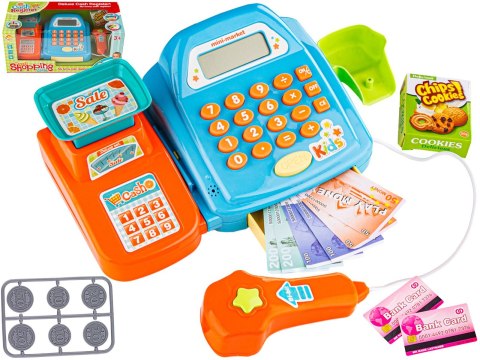 Edukacyjna sklepowa kasa fiskalna - Waga Kalkulator Czytnik Kodów Akcesoria Edukacyjna sklepowa kasa fiskalna - Waga Kalkulator Czytnik Kodów Akcesoria
