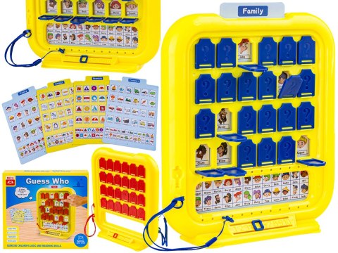 "Guess Who" Gra Pamięciowa "Zgadnij Kto?" Tablica Edukacyjna "Guess Who" Gra Pamięciowa "Zgadnij Kto?" Tablica Edukacyjna