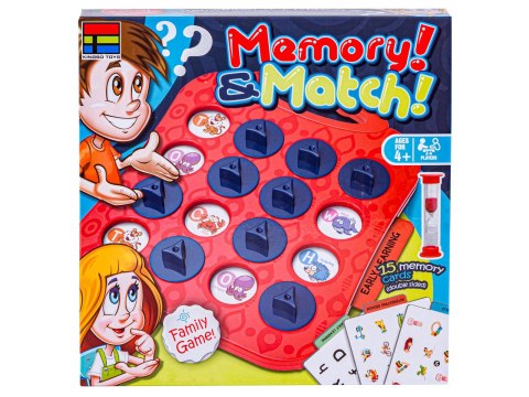 Edukacyjna Gra SUPER PAMIĘĆ Memory & Match Gra Pamięciowa Dla Dzieci Edukacyjna Gra SUPER PAMIĘĆ Memory & Match Gra Pamięciowa Dla Dzieci
