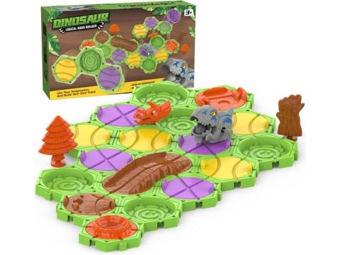 Gra Logiczna, Zbuduj Tor Dla Dinozaura, Trasa, Przeprawa Dla Dinozaura, Klocki, Tor Przeszkód Gra Logiczna, Zbuduj Tor Dla Dinozaura, Trasa, Przeprawa Dla Dinozaura, Klocki, Tor Przeszkód
