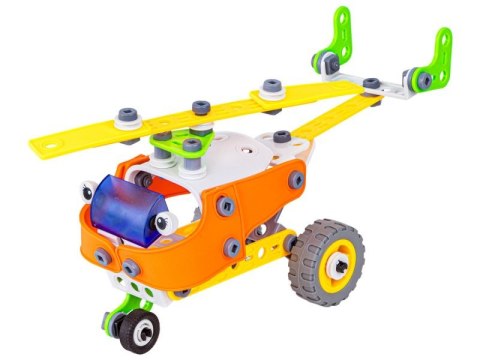 Klocki Elastyczne, Konstrukcyjne 163 El. Samochód, Quad, Helikopter, Samolot, Robot Do Rozkręcania I Skręcania 5w1 Klocki Elastyczne, Konstrukcyjne 163 El. Samochód, Quad, Helikopter, Samolot, Robot Do Rozkręcania I Skręcania 5w1