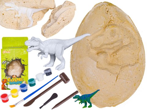 Wykopaliska Archeologiczne, JAJKO Z DINOZAUREM, Mały Archeolog - Zestaw Wykopaliska Archeologiczne, JAJKO Z DINOZAUREM, Mały Archeolog - Zestaw