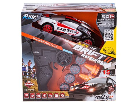 Samochód Do Driftu, Auto RC Drift 1:24 2,4 GHz 4WD CZARNO-BIAŁE BUGATTI Samochód Do Driftu, Auto RC Drift 1:24 2,4 GHz 4WD CZARNO-BIAŁE BUGATTI