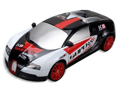 Samochód Do Driftu, Auto RC Drift 1:24 2,4 GHz 4WD CZARNO-BIAŁE BUGATTI Samochód Do Driftu, Auto RC Drift 1:24 2,4 GHz 4WD CZARNO-BIAŁE BUGATTI