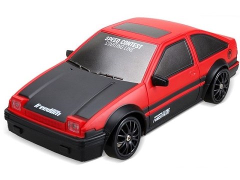 Samochód Do Driftu, Auto RC Drift 1:24 2,4 GHz 4WD CZERWONA TOYOTA Samochód Do Driftu, Auto RC Drift 1:24 2,4 GHz 4WD CZERWONA TOYOTA