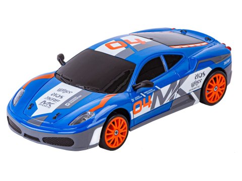Samochód Do Driftu, Auto RC Drift 1:24 2,4 GHz 4WD NIEBIESKIE FERRARI Samochód Do Driftu, Auto RC Drift 1:24 2,4 GHz 4WD NIEBIESKIE FERRARI