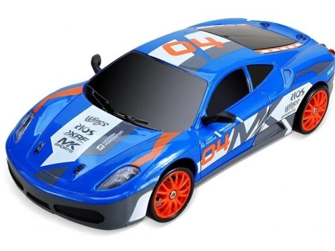 Samochód Do Driftu, Auto RC Drift 1:24 2,4 GHz 4WD NIEBIESKIE FERRARI Samochód Do Driftu, Auto RC Drift 1:24 2,4 GHz 4WD NIEBIESKIE FERRARI