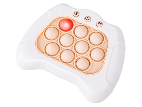 Zabawka Gra Elektroniczna Antystresowa Pop IT Sensoryczna, Wypychanka, Pad, Kontroler BIAŁY Zabawka Gra Elektroniczna Antystresowa Pop IT Sensoryczna, Wypychanka, Pad, Kontroler BIAŁY