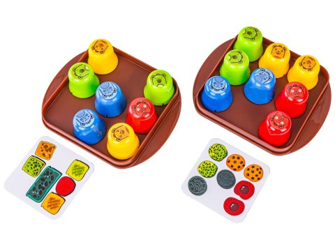 Edukacyjna Gra Logiczna "MOLE MAZE" 2w1 SZYBKIE KUBECZKI, Kółko Krzyżyk, Karty Edukacyjna Gra Logiczna "MOLE MAZE" 2w1 SZYBKIE KUBECZKI, Kółko Krzyżyk, Karty