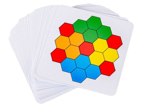 Edukacyjna Gra Logiczna Na Refleks Karty, Układanka "Puzzle Chessboard" Klocki + 30 kart Edukacyjna Gra Logiczna Na Refleks Karty, Układanka "Puzzle Chessboard" Klocki + 30 kart