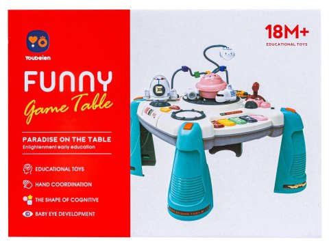 Edukacyjny Interaktywny Stolik Dla Dzieci 2W1 KOSMOS Projektor Czerwony Edukacyjny Interaktywny Stolik Dla Dzieci 2W1 KOSMOS Projektor Czerwony