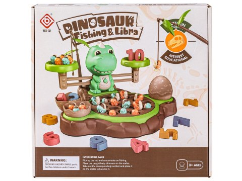 Gra Matematyczna Waga DINOZAUR + Wędkowanie Łowienie Dinozaurów Nauka Liczenia Gra Matematyczna Waga DINOZAUR + Wędkowanie Łowienie Dinozaurów Nauka Liczenia