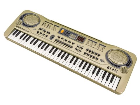 Keyboard MQ-811 Organki, 61 Klawiszy, Zasilacz, Mikrofon, USB Przecena 2 Keyboard MQ-811 Organki, 61 Klawiszy, Zasilacz, Mikrofon, USB Przecena 2