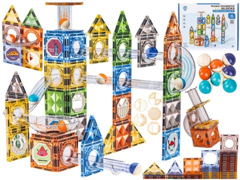 Klocki Magnetyczne Konstrukcyjne TOR KULKOWY 91 El. Kulodrom Klocki Magnetyczne Konstrukcyjne TOR KULKOWY 91 El. Kulodrom