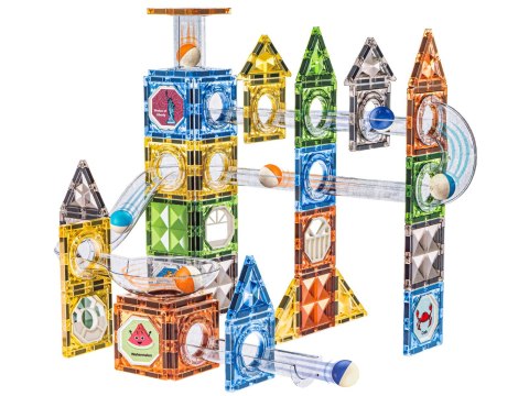 Klocki Magnetyczne Konstrukcyjne TOR KULKOWY 91 El. Kulodrom Klocki Magnetyczne Konstrukcyjne TOR KULKOWY 91 El. Kulodrom