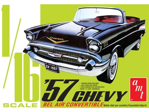 Model Plastikowy - Samochód 1:16 1957 Chevy Bel Air Convertible Model Plastikowy - Samochód 1:16 1957 Chevy Bel Air Convertible