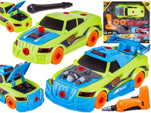 Sportowy Samochód Auto do rozkręcania i skręcania 2w1 TUNING + Wkrętarka Sportowy Samochód Auto do rozkręcania i skręcania 2w1 TUNING + Wkrętarka
