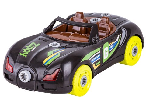 Sportowy, Terenowy Samochód do rozkręcania i skręcania 3w1 TUNING + Wkrętarka, Monster Truck Sportowy, Terenowy Samochód do rozkręcania i skręcania 3w1 TUNING + Wkrętarka, Monster Truck