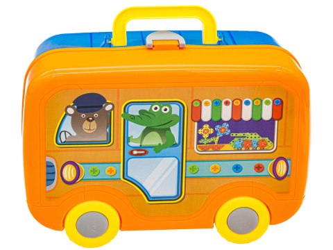 Walizka, Zamykane Pudełko Na Zabawki, Opakowanie, Kuferek Wesoły Autobus Przecena 1 Walizka, Zamykane Pudełko Na Zabawki, Opakowanie, Kuferek Wesoły Autobus Przecena 1