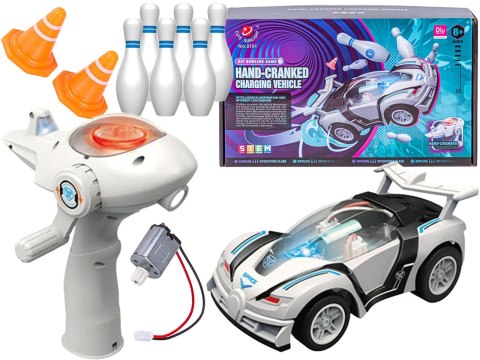 DIY Zbuduj To Sam Samochód Auto Dynamo Pilot + Kręgle Zabawka edukacyjna dla dzieci DIY Zbuduj To Sam Samochód Auto Dynamo Pilot + Kręgle Zabawka edukacyjna dla dzieci