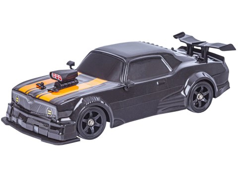 DUŻY Samochód Do Driftu Auto RC Drift 1:16 2,4 GHz PARA DYM Czarny Dodge 4WD LED DUŻY Samochód Do Driftu Auto RC Drift 1:16 2,4 GHz PARA DYM Czarny Dodge 4WD LED