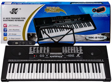 Keyboard Organy 61 Klawiszy Zasilacz MK-2102 MK-908 Przecena 18 Keyboard Organy 61 Klawiszy Zasilacz MK-2102 MK-908 Przecena 18