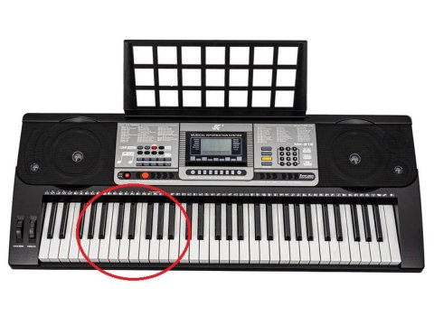 Keyboard Organy 61 Klawiszy Zasilacz MK-816 Z Funkcją Nauki Gry Przecena 13 Keyboard Organy 61 Klawiszy Zasilacz MK-816 Z Funkcją Nauki Gry Przecena 13