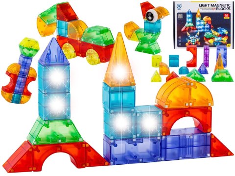 Klocki Magnetyczne, Konstrukcyjne, Świecące Elementy, Figury 3D 64 El. Przecena 1 Klocki Magnetyczne, Konstrukcyjne, Świecące Elementy, Figury 3D 64 El. Przecena 1