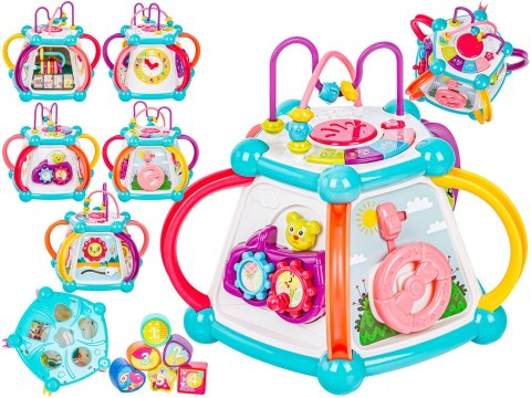 Multikostka Kostka Bryła Piramida Edukacyjna Sensoryczna zabawka dla malucha 7w1 Multikostka Kostka Bryła Piramida Edukacyjna Sensoryczna zabawka dla malucha 7w1