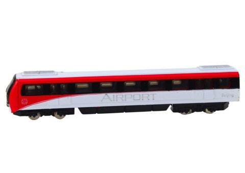 Model Kolekcjonerski Pociąg Czerwono-Biały 1:48 Metalowy Model Kolekcjonerski Pociąg Czerwono-Biały 1:48 Metalowy