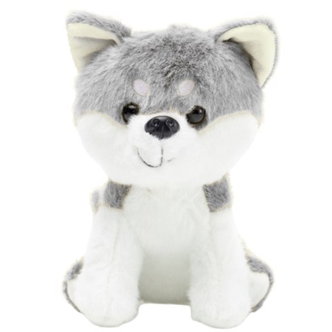 Pluszowa Maskotka Przytulanka Wilk Biało Szary 20cm Pluszowa Maskotka Przytulanka Wilk Biało Szary 20cm