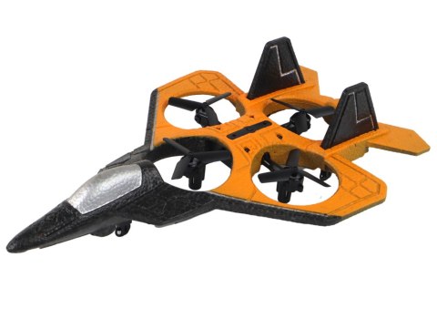 Samolot Dron RC Pomarańczowy Myśliwiec Zdalnie Sterowany Pilot Samolot Dron RC Pomarańczowy Myśliwiec Zdalnie Sterowany Pilot