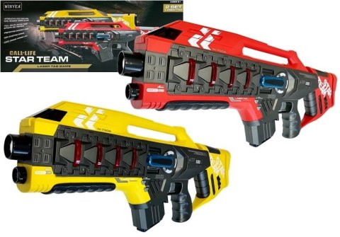 Zestaw Karabinów Laser Tag 4 drużyny 2 kolory Zestaw Karabinów Laser Tag 4 drużyny 2 kolory