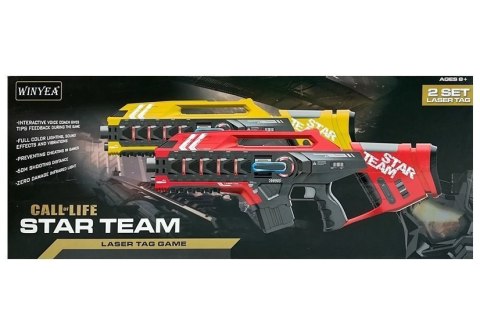 Zestaw Karabinów Laser Tag 4 drużyny 2 kolory Zestaw Karabinów Laser Tag 4 drużyny 2 kolory
